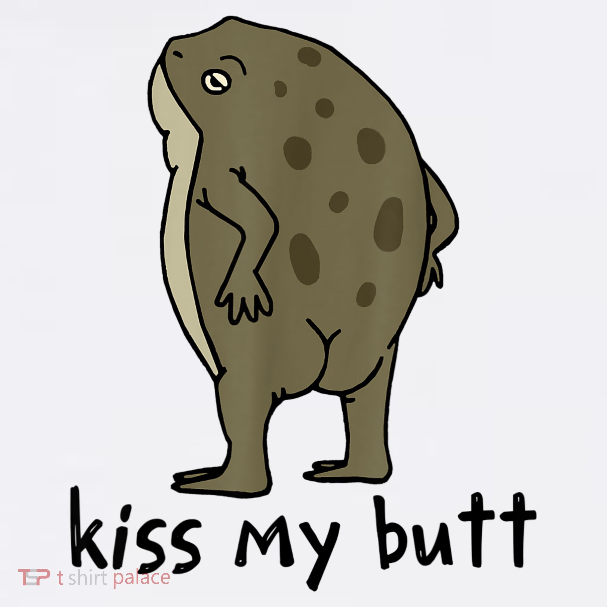 KissMy Butt Green Frog Funny Frog Sweatshirt