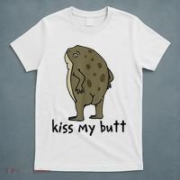 KissMy Butt Green Frog Funny Frog T-Shirt thumb 5