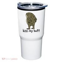 KissMy Butt Green Frog Funny Frog Tumbler thumb 0