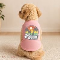 Kauai Beach Hawaii Surf Hawaiian Surfing 70s Doggie Tank thumb 2