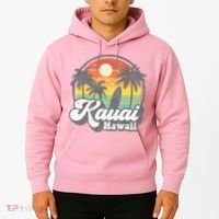 Kauai Beach Hawaii Surf Hawaiian Surfing 70s Hoodie thumb 2