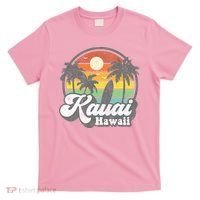 Kauai Beach Hawaii Surf Hawaiian Surfing 70s T-Shirt thumb 0