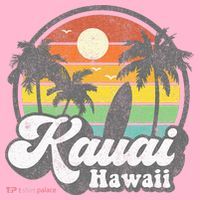 Kauai Beach Hawaii Surf Hawaiian Surfing 70s Mousepad thumb 1