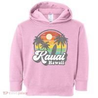 Kauai Beach Hawaii Surf Hawaiian Surfing 70s Toddler Hoodie thumb 0
