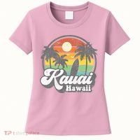 Kauai Beach Hawaii Surf Hawaiian Surfing 70s Women's T-Shirt thumb 0
