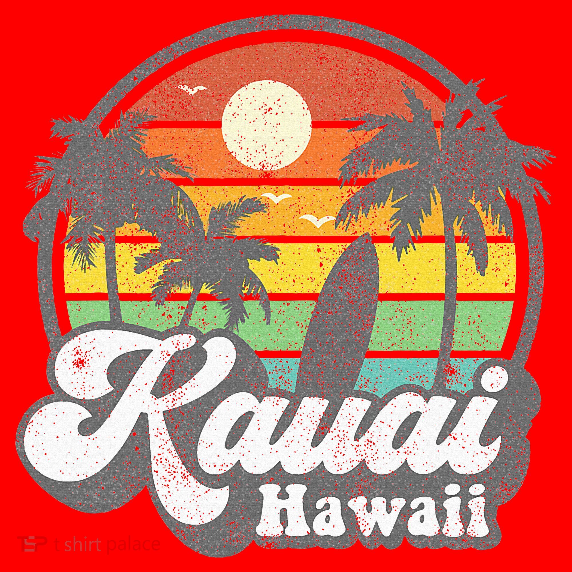 Kauai Beach Hawaii Surf Hawaiian Surfing 70s Santa Hat