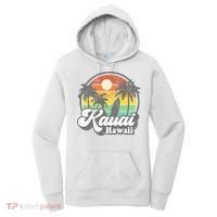 Kauai Beach Hawaii Surf Hawaiian Surfing 70s Women's Hoodie thumb 0