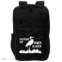 Kachemak Bay Homer Alaska Crane Gift Impact Tech Backpack thumb 0
