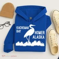 Kachemak Bay Homer Alaska Crane Gift Hoodie thumb 4