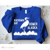 Kachemak Bay Homer Alaska Crane Gift Sweatshirt thumb 2