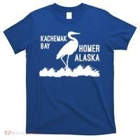 Kachemak Bay Homer Alaska Crane Gift T-Shirt thumb 0
