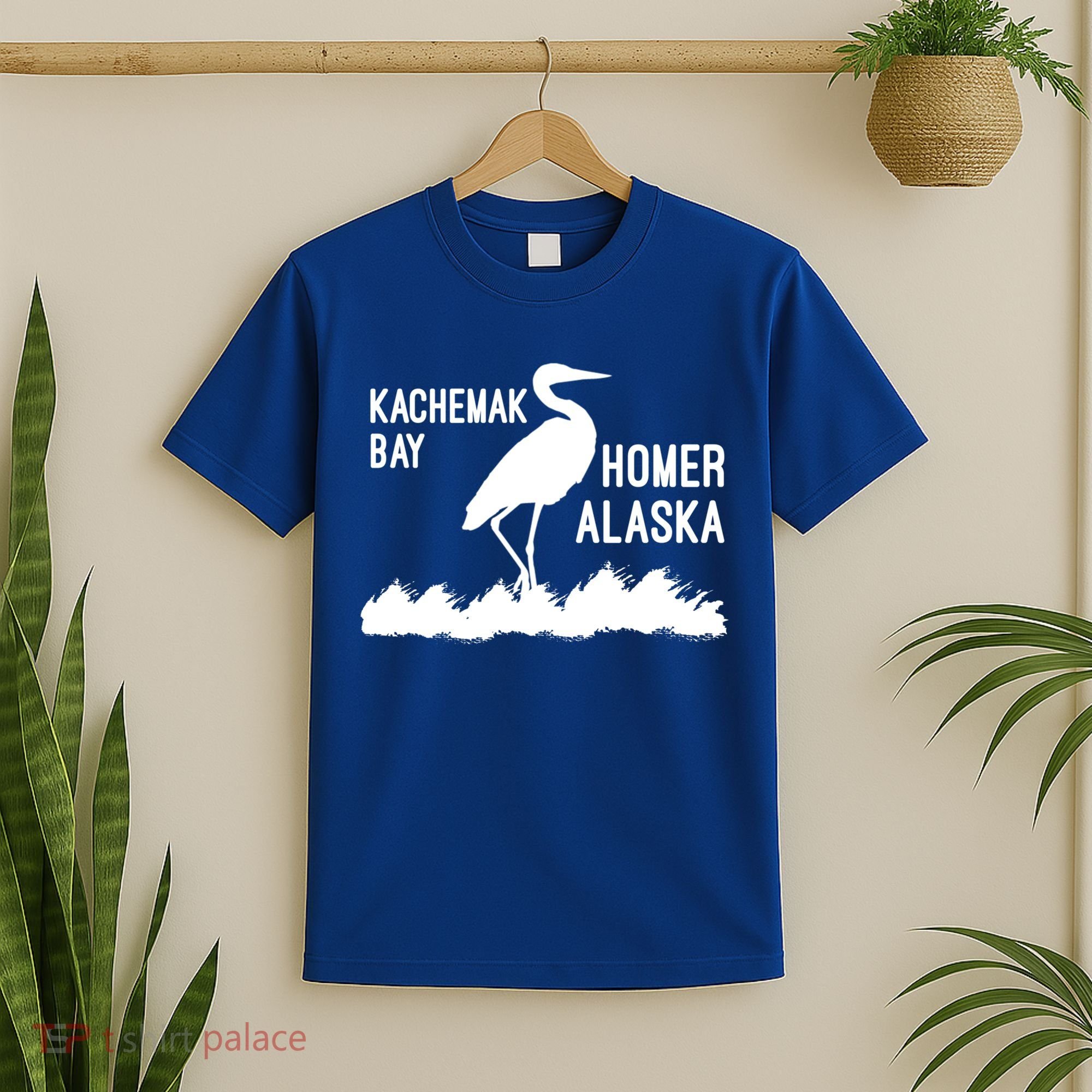 Kachemak Bay Homer Alaska Crane Gift T-Shirt