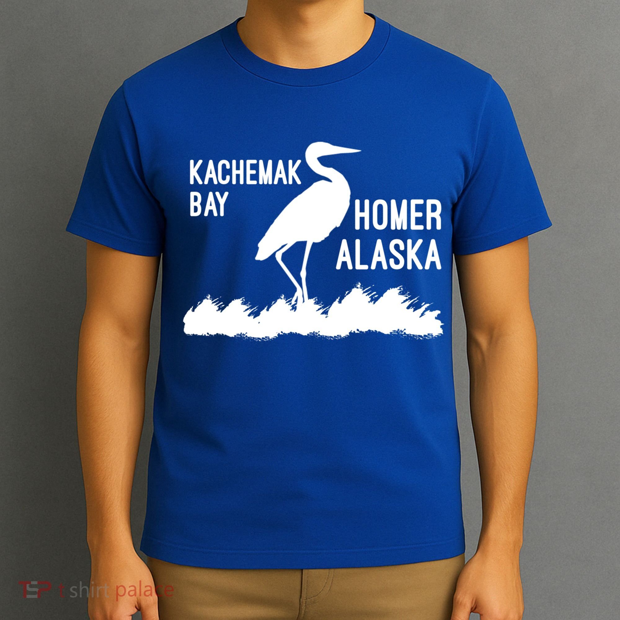 Kachemak Bay Homer Alaska Crane Gift T-Shirt