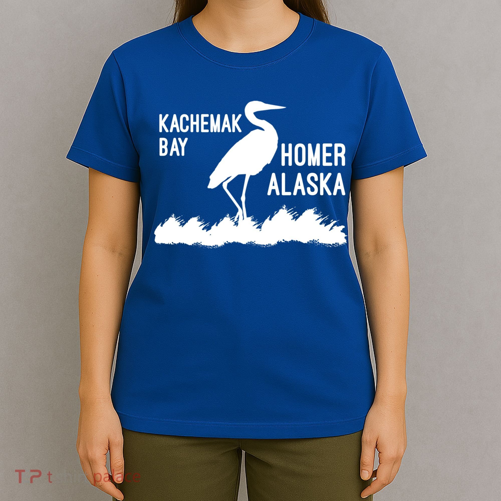 Kachemak Bay Homer Alaska Crane Gift T-Shirt