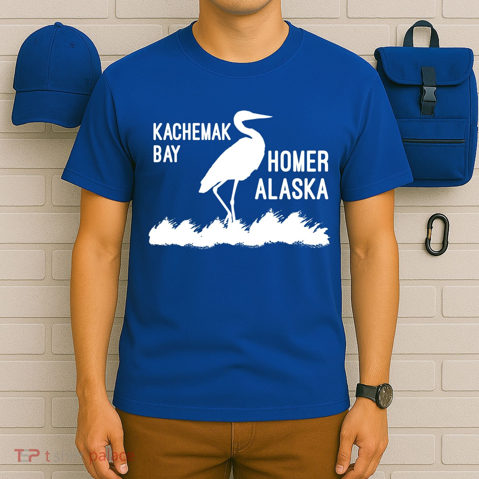 Kachemak Bay Homer Alaska Crane Gift T-Shirt