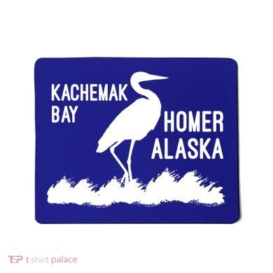 Kachemak Bay Homer Alaska Crane Gift Mousepad