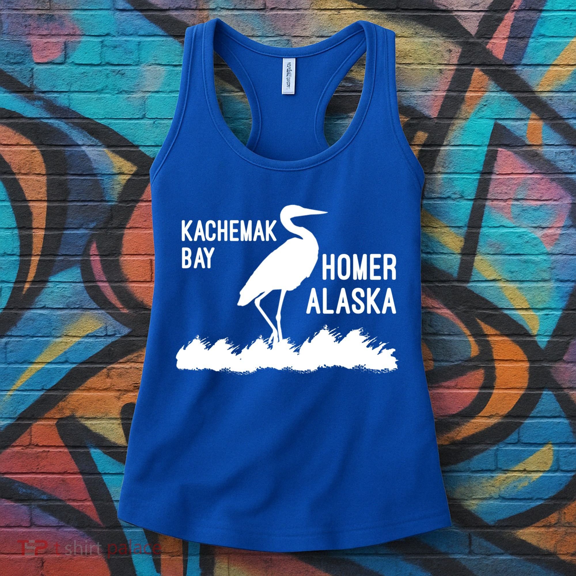 Kachemak Bay Homer Alaska Crane Gift Women's Tank Top