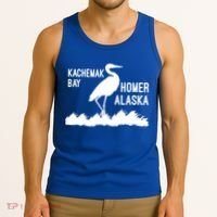 Kachemak Bay Homer Alaska Crane Gift Tank Top thumb 3