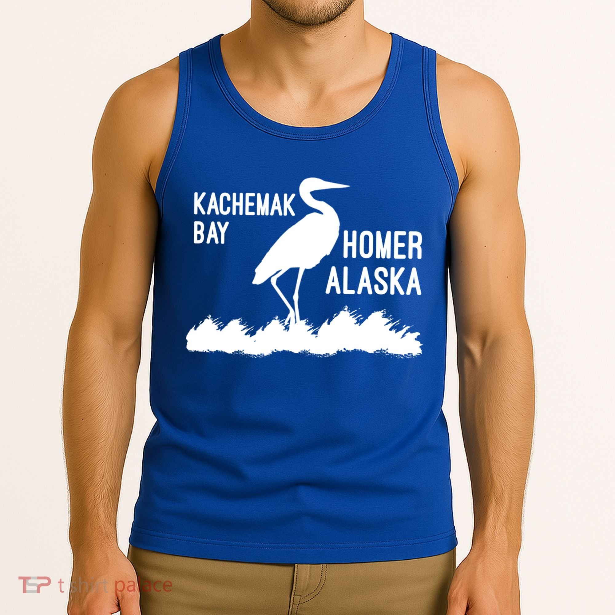 Kachemak Bay Homer Alaska Crane Gift Tank Top