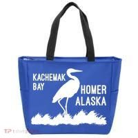 Kachemak Bay Homer Alaska Crane Gift Tote Bag thumb 0
