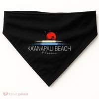 KaAnapali Beach Hawaii Sea Surfing USA-Made Doggie Bandana thumb 0