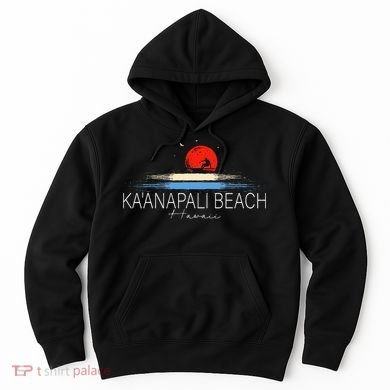 KaAnapali Beach Hawaii Sea Surfing Hoodie