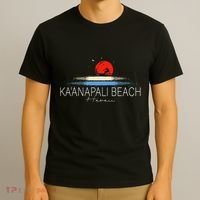 KaAnapali Beach Hawaii Sea Surfing T-Shirt thumb 3