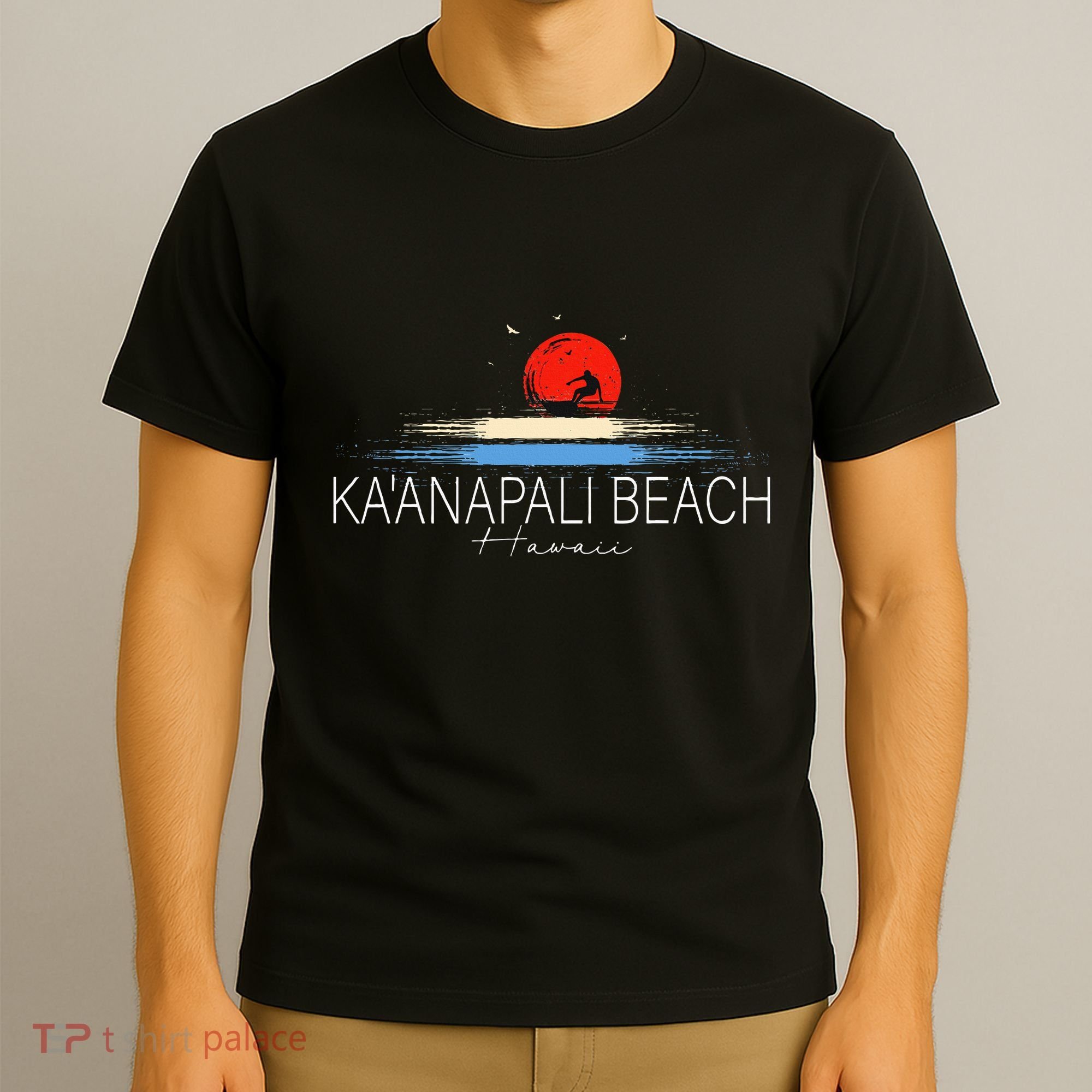 KaAnapali Beach Hawaii Sea Surfing T-Shirt