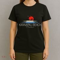 KaAnapali Beach Hawaii Sea Surfing T-Shirt thumb 4