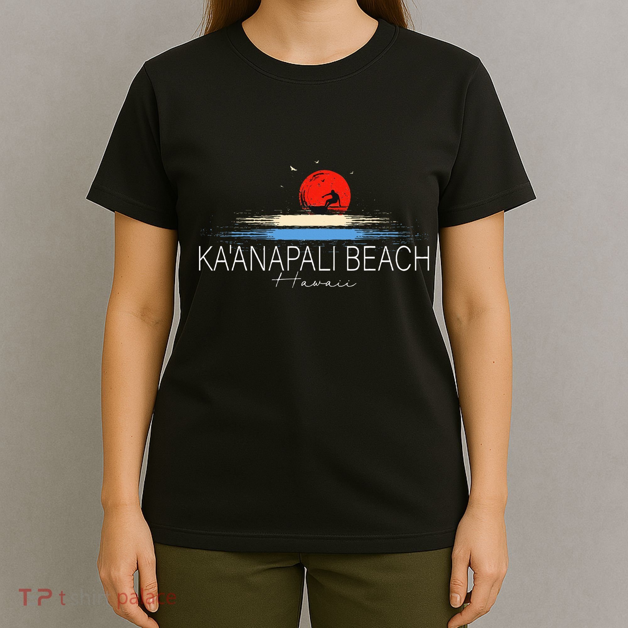 KaAnapali Beach Hawaii Sea Surfing T-Shirt