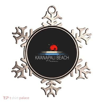 KaAnapali Beach Hawaii Sea Surfing Ornament