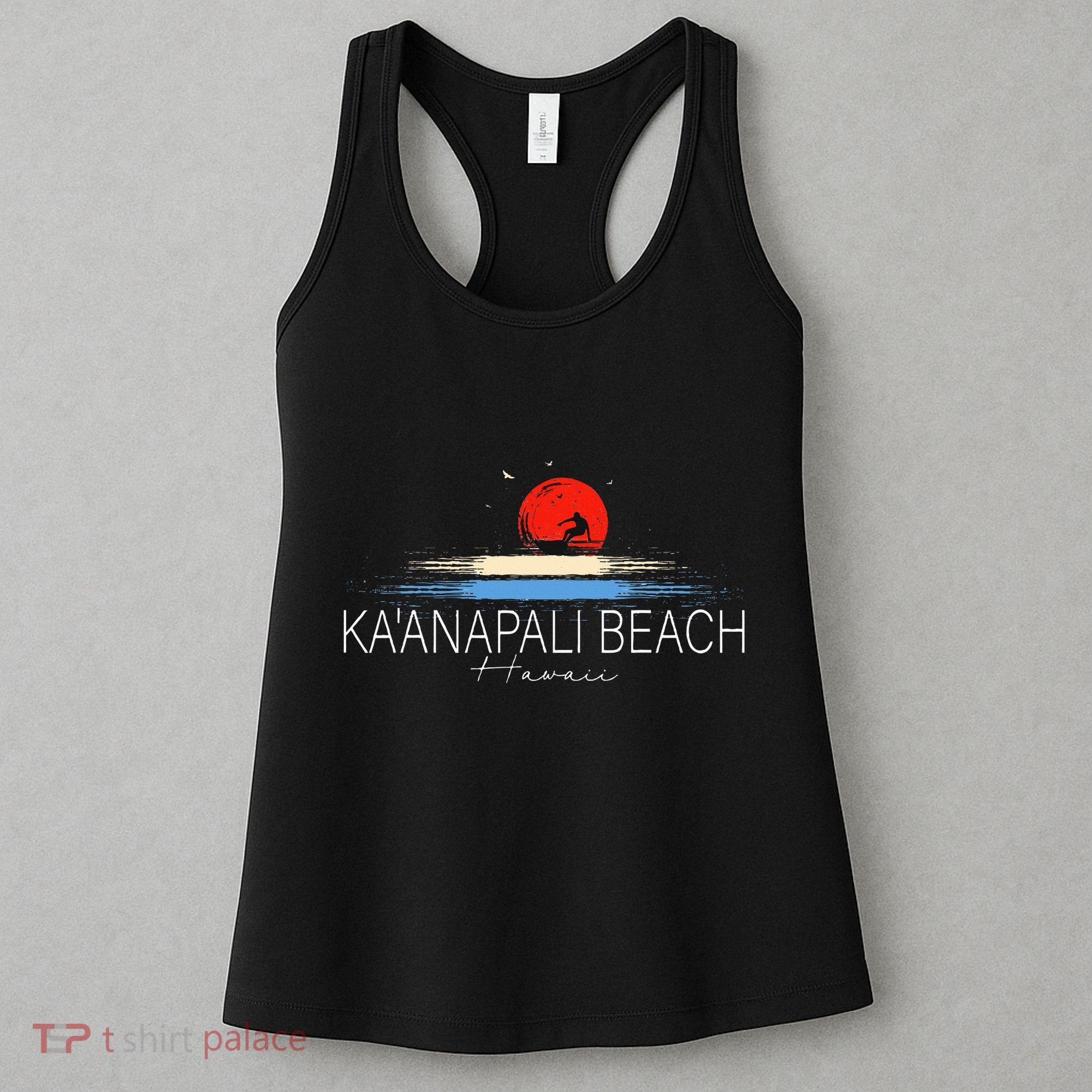 KaAnapali Beach Hawaii Sea Surfing Women's Tank Top