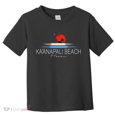 KaAnapali Beach Hawaii Sea Surfing Toddler T-Shirt