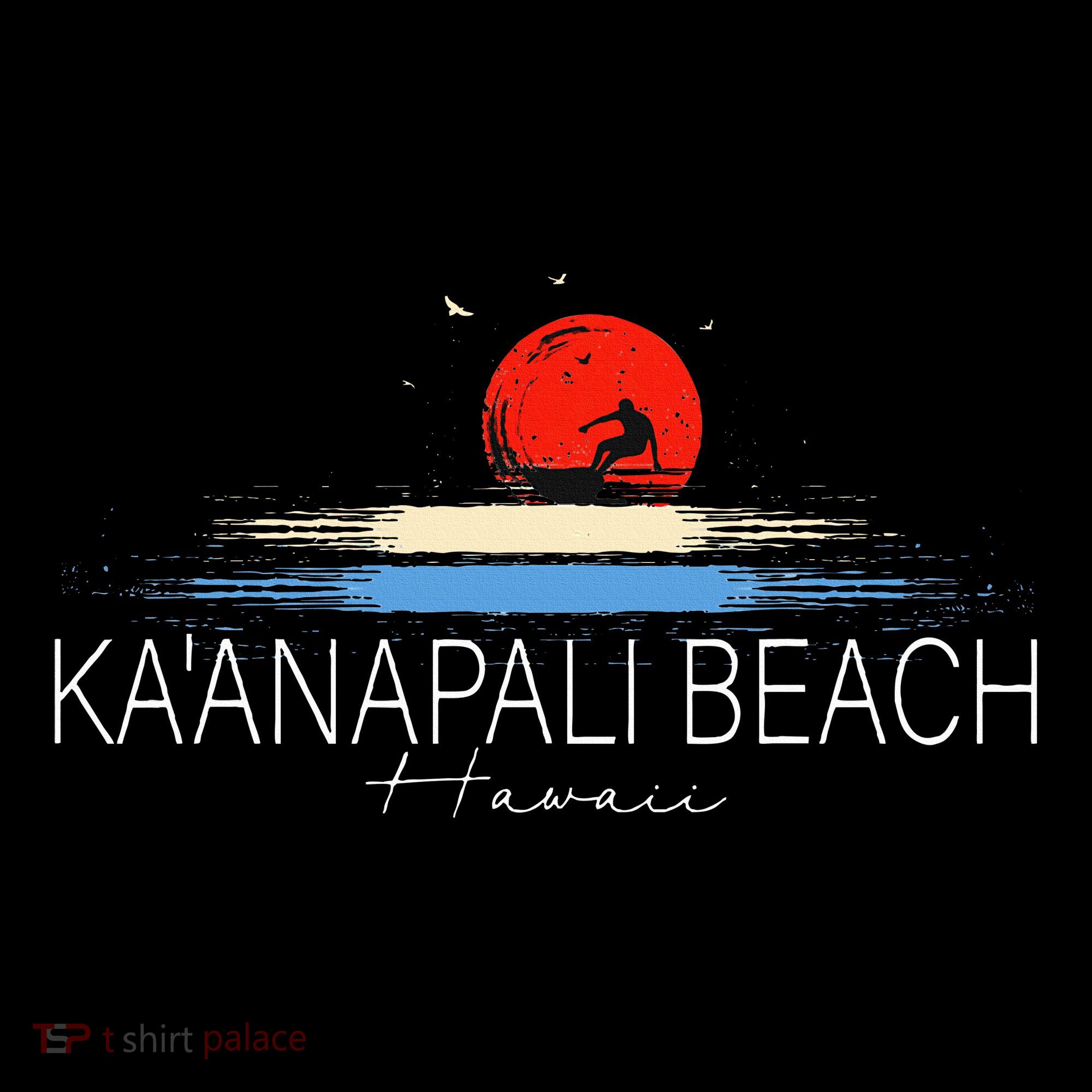 KaAnapali Beach Hawaii Sea Surfing Women's T-Shirt