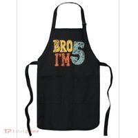 Kids Bro Im Five Years Old 5th Birthday Apron thumb 0