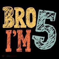 Kids Bro Im Five Years Old 5th Birthday Coffee Mug thumb 5