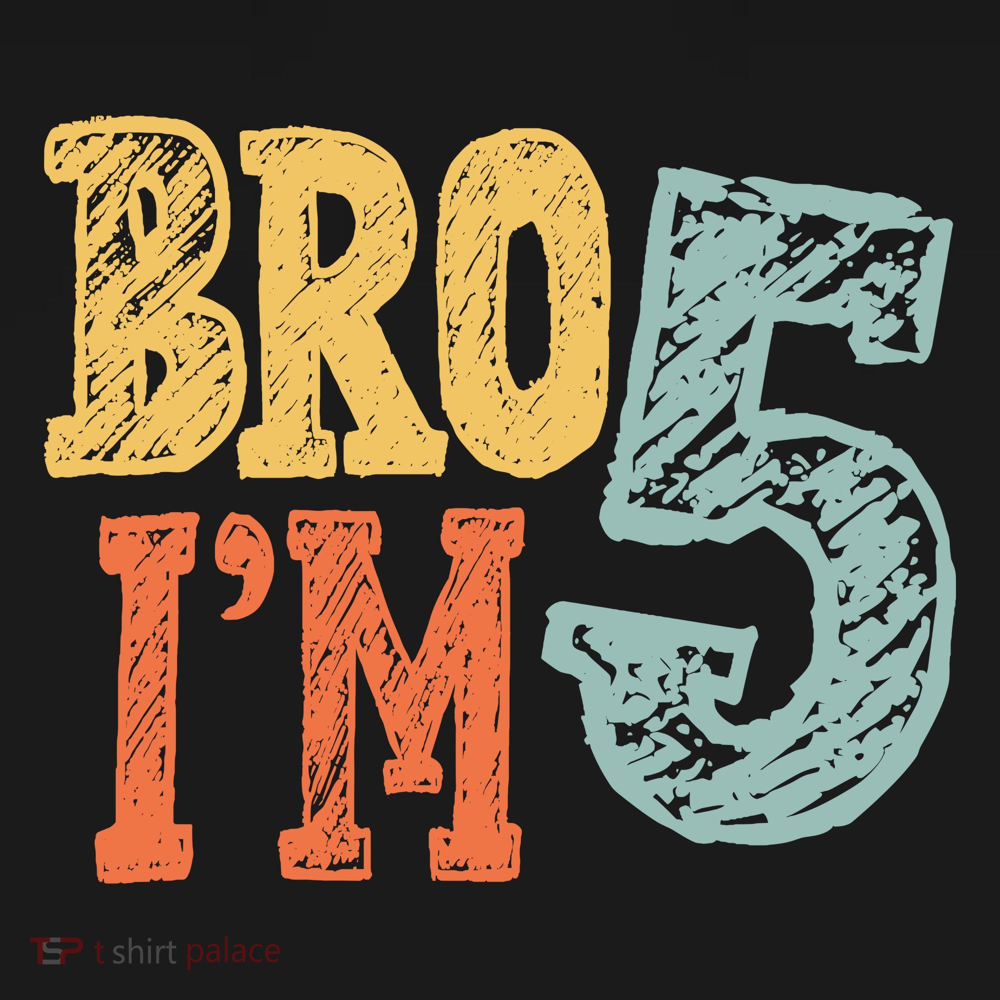 Kids Bro Im Five Years Old 5th Birthday Women's Tank Top