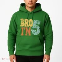Kids Bro Im Five Years Old 5th Birthday Hoodie thumb 2