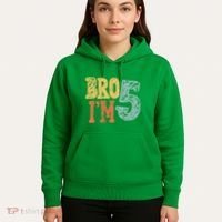 Kids Bro Im Five Years Old 5th Birthday Hoodie thumb 5