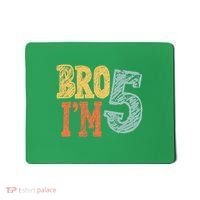 Kids Bro Im Five Years Old 5th Birthday Mousepad thumb 0