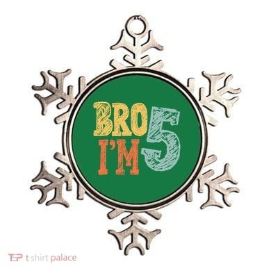 Kids Bro Im Five Years Old 5th Birthday Ornament