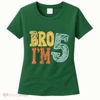 Kids Bro Im Five Years Old 5th Birthday Women's T-Shirt thumb 0