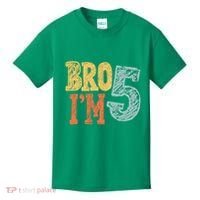 Kids Bro Im Five Years Old 5th Birthday Kids T-Shirt thumb 0
