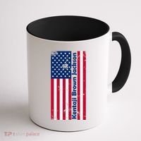 Kentaji Brown Jackson USA Flag Coffee Mug thumb 1