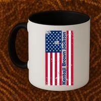 Kentaji Brown Jackson USA Flag Coffee Mug thumb 2