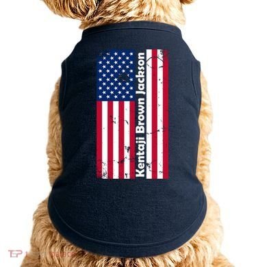 Kentaji Brown Jackson USA Flag Doggie Tank