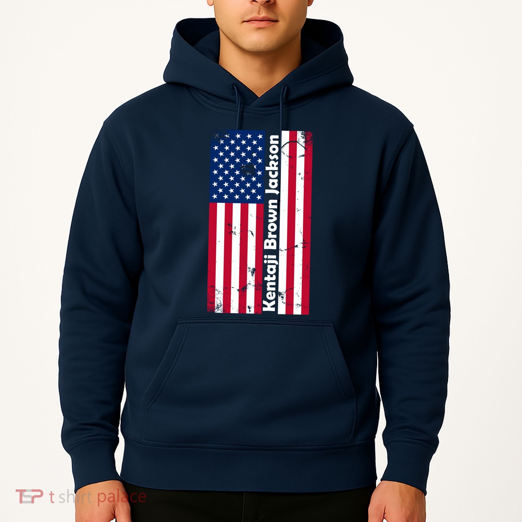Kentaji Brown Jackson USA Flag Hoodie
