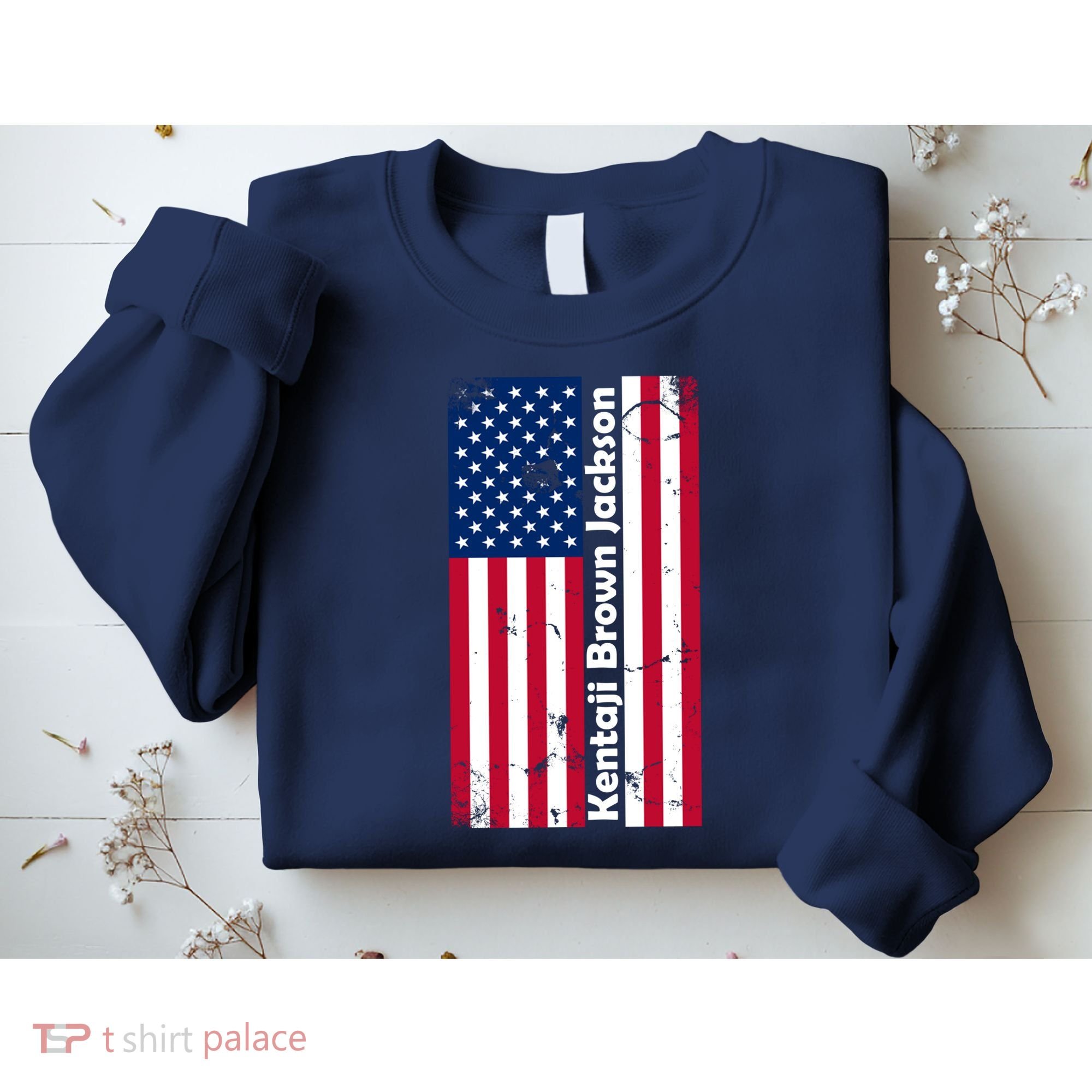 Kentaji Brown Jackson USA Flag Sweatshirt