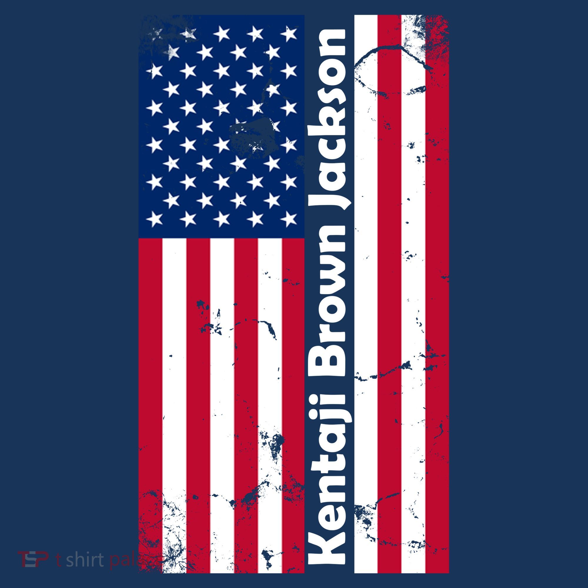 Kentaji Brown Jackson USA Flag Sweatshirt