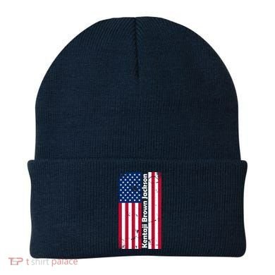 Kentaji Brown Jackson USA Flag Beanie